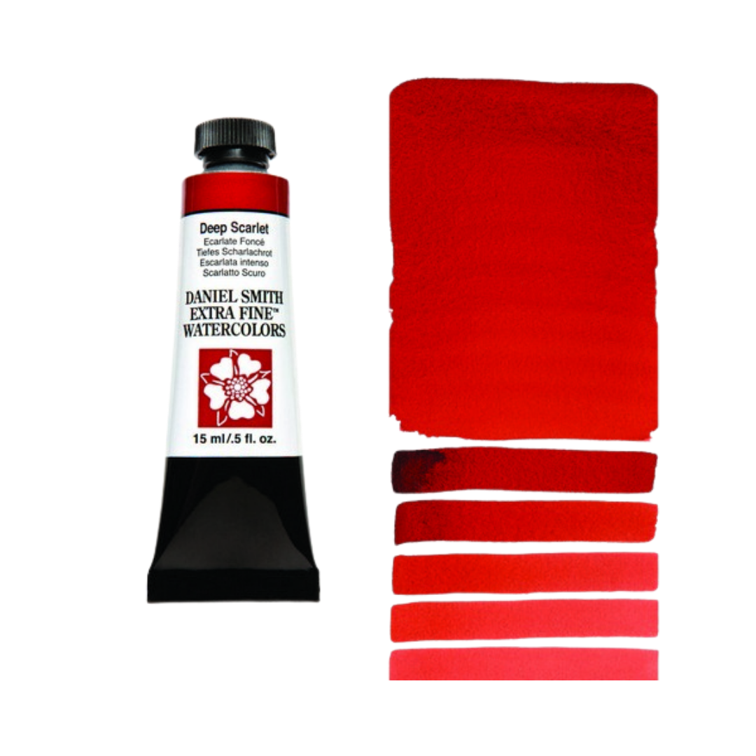Daniel Smith Extra Fine Watercolor — Deep Scarlet