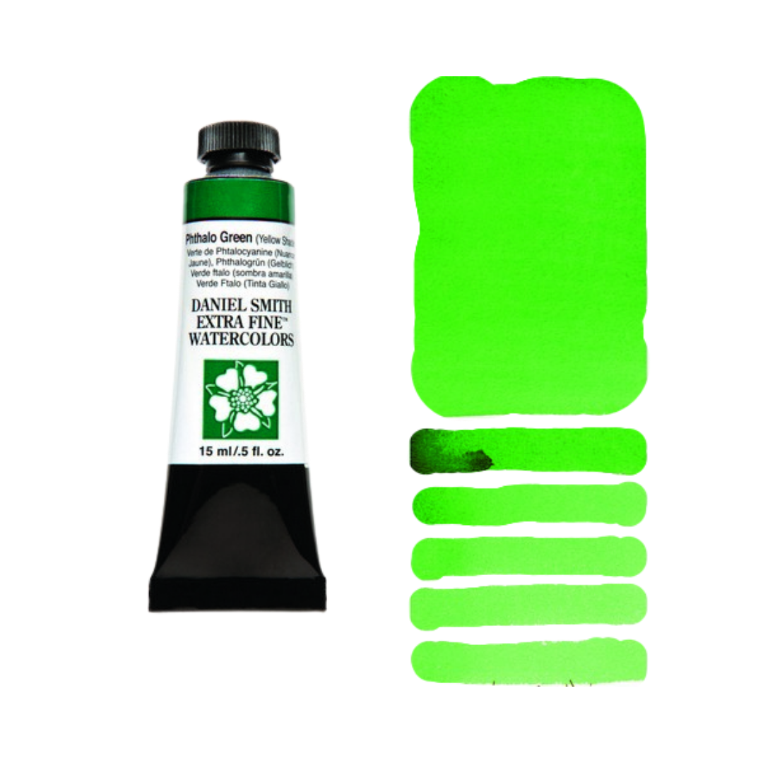 Daniel Smith Extra Fine Watercolor — Phthalo Green (Yellow Shade)