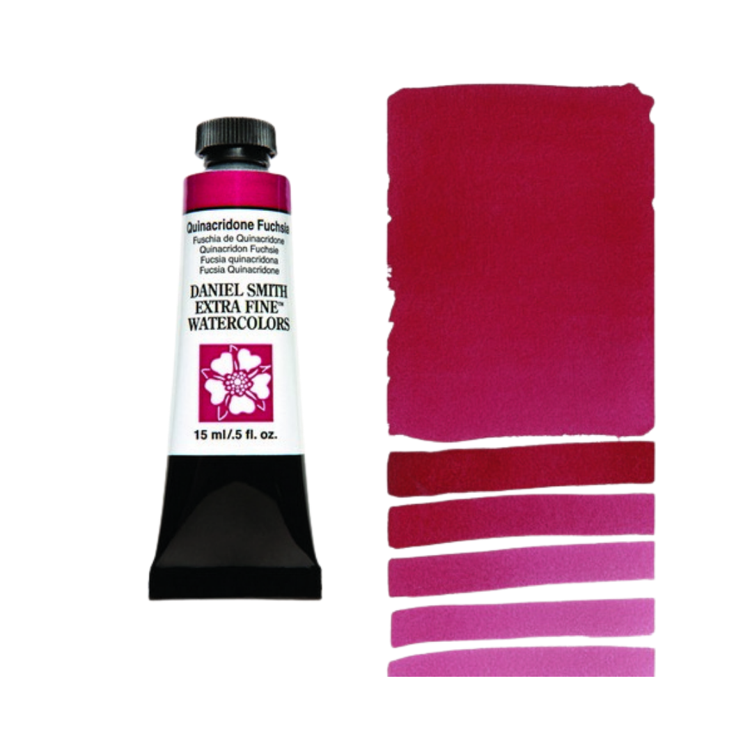 Daniel Smith Extra Fine Watercolor — Quinacridone Fuchsia