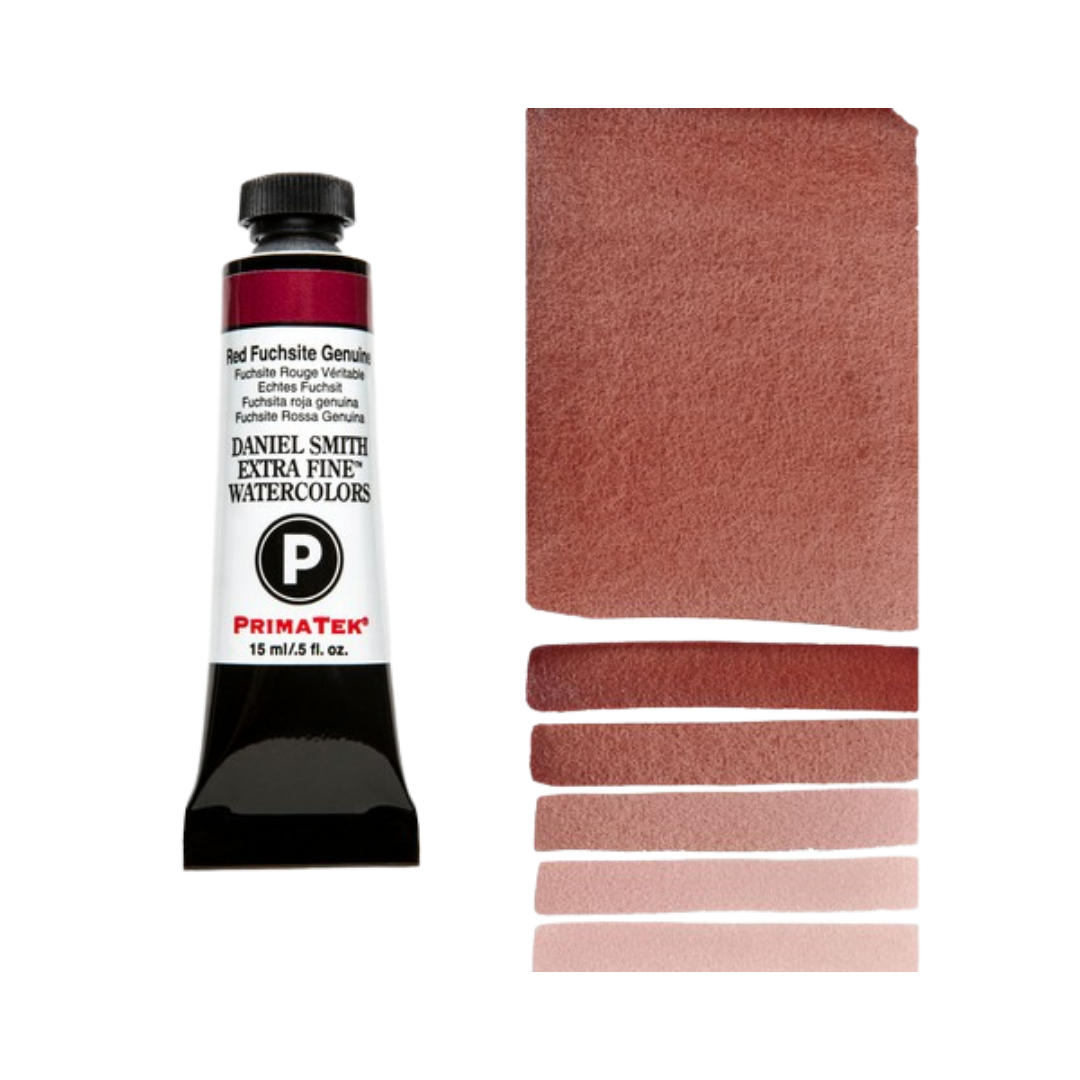 Daniel Smith Extra Fine Watercolor — Primatek Red Fuchsite Genuine PT