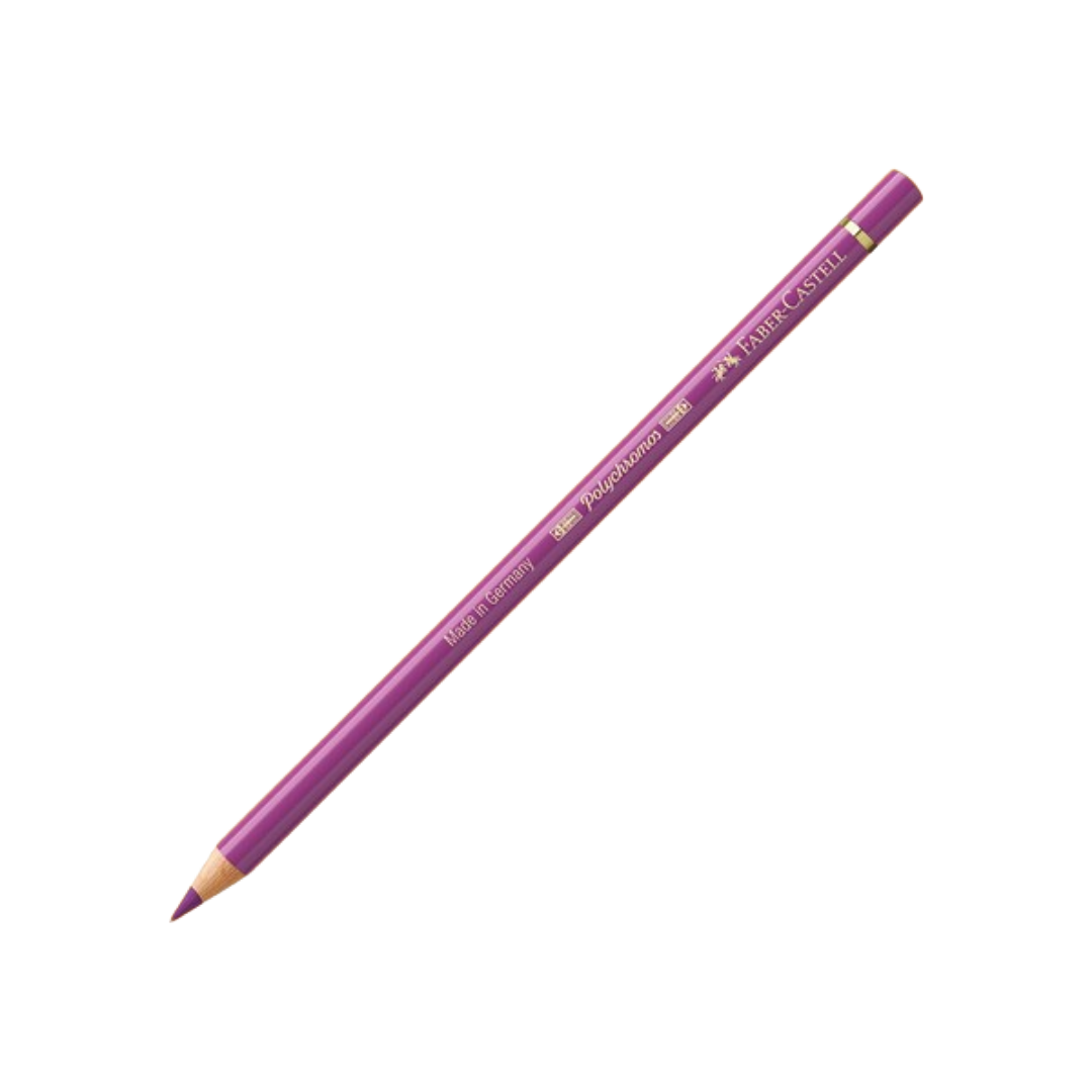 Faber-Castell Polychromos Colored Pencil — Red Violet/LT Red Violet