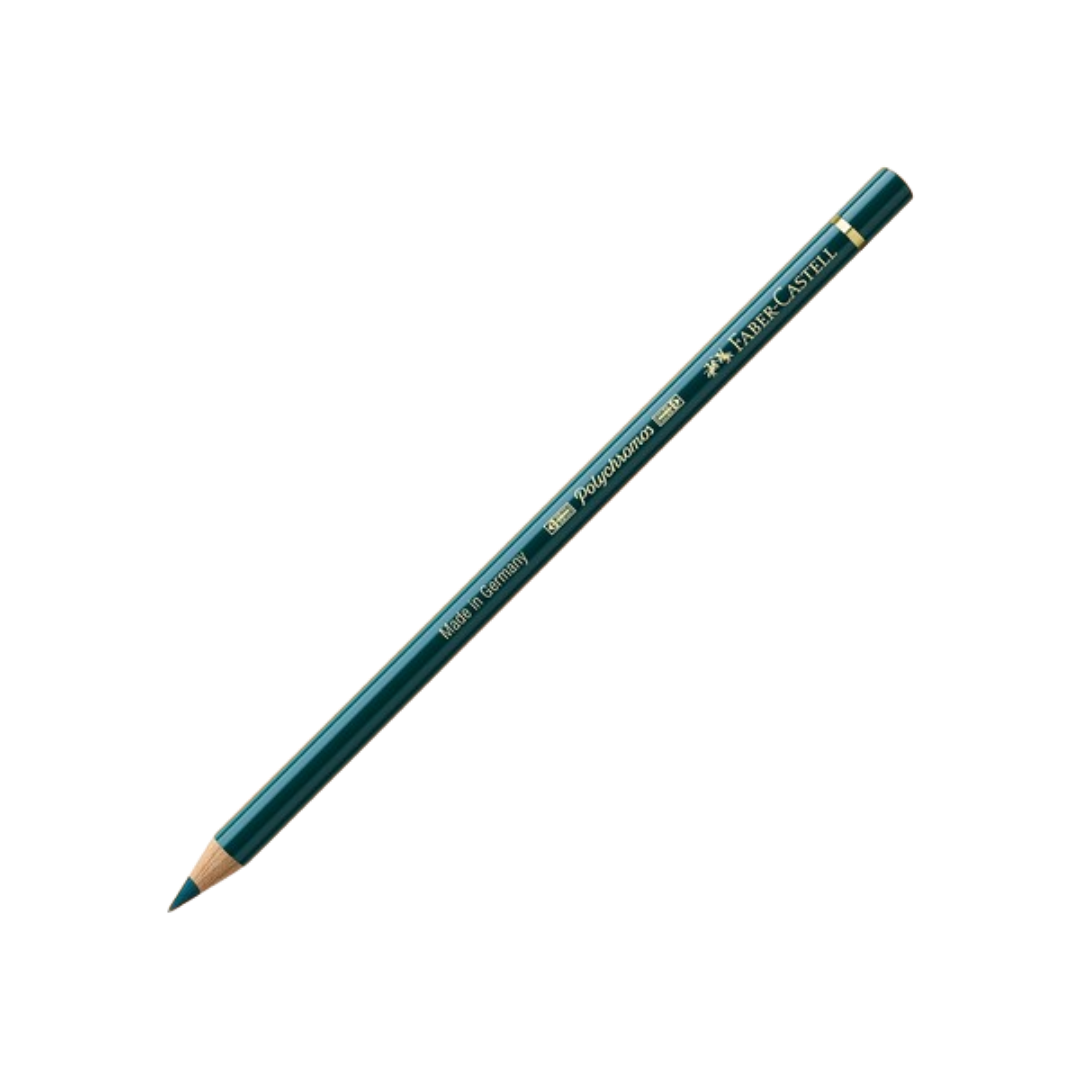 Faber-Castell Polychromos Colored Pencil — Deep Cobalt Green