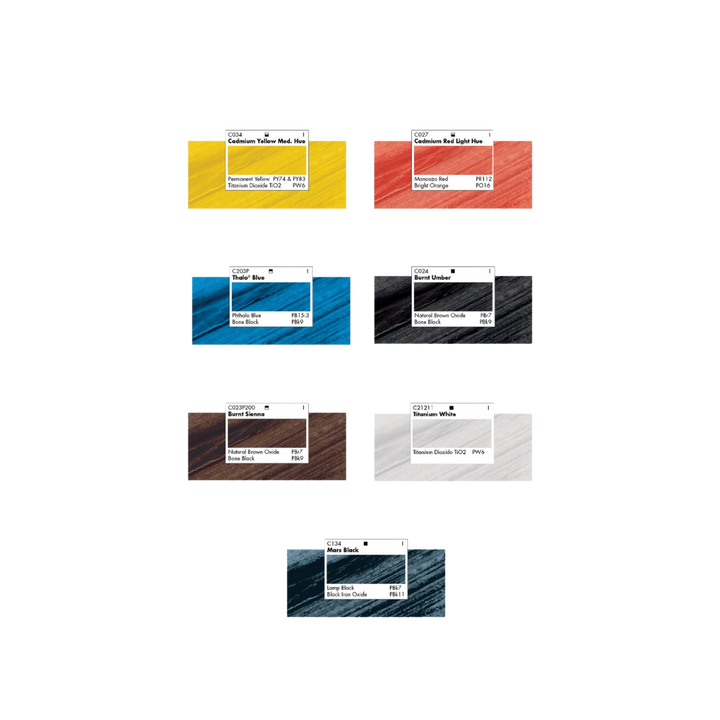 Grumbacher® Academy® Acrylic 7-Piece Bonus Set — 24 ml