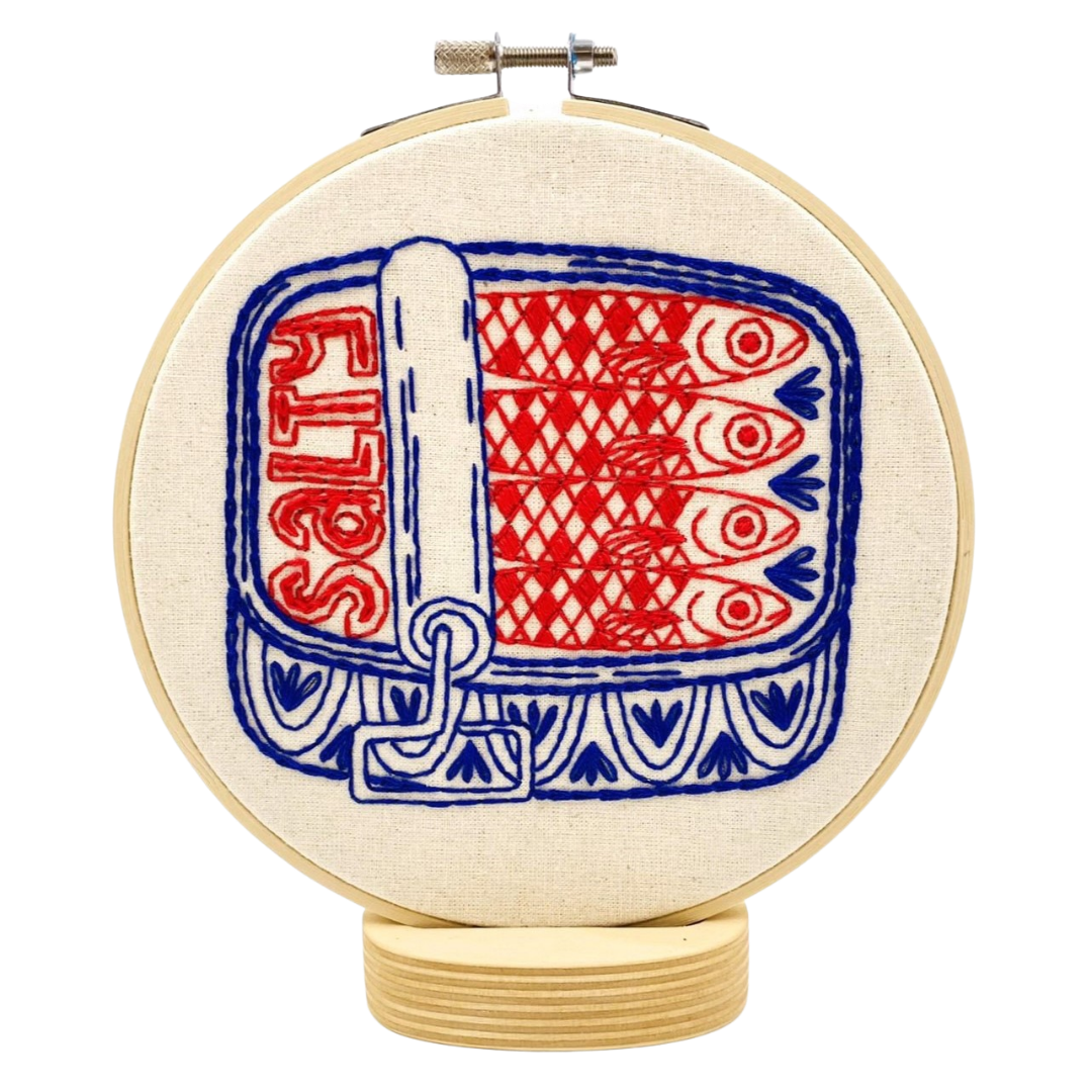 Sardines Embroidery Kit