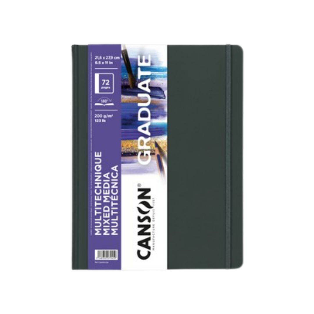 Canson Graduate Series Mixed Media Book — 8.5" × 11"