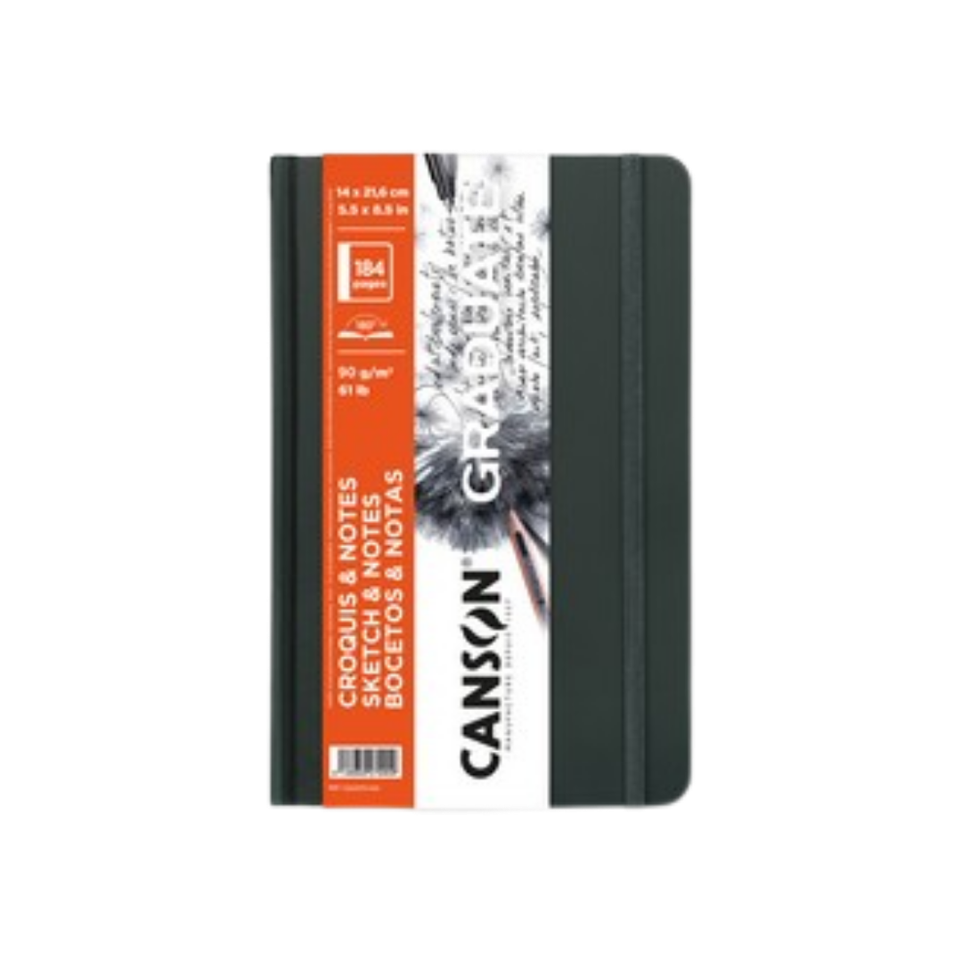 Canson Graduate Series Sketch Book — 5.5" x 8.5" Grey