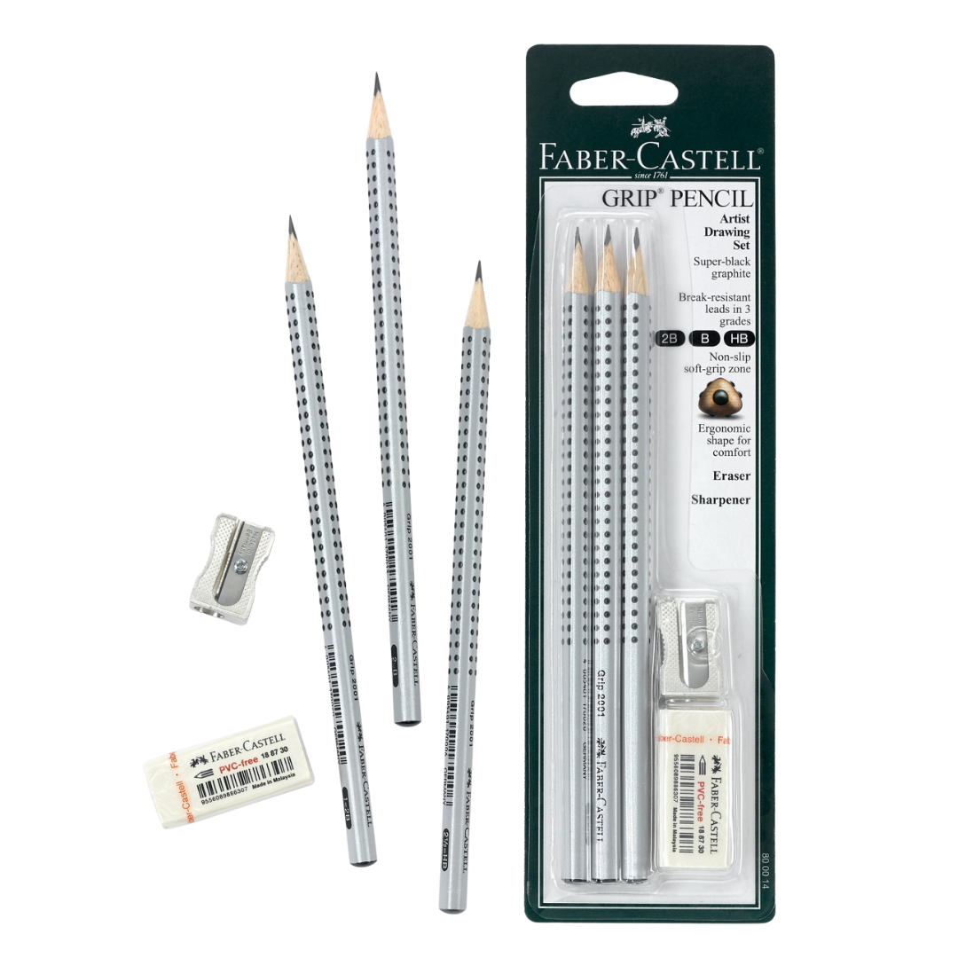 Grip 2001 Graphite Pencils – Artist Drawing Set