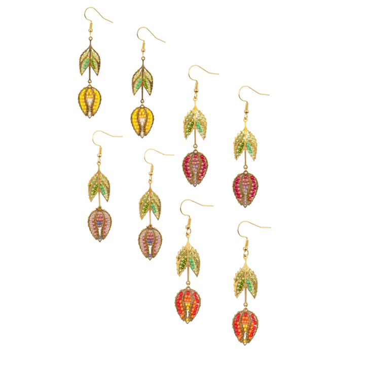 Hanging Tulip Earrings