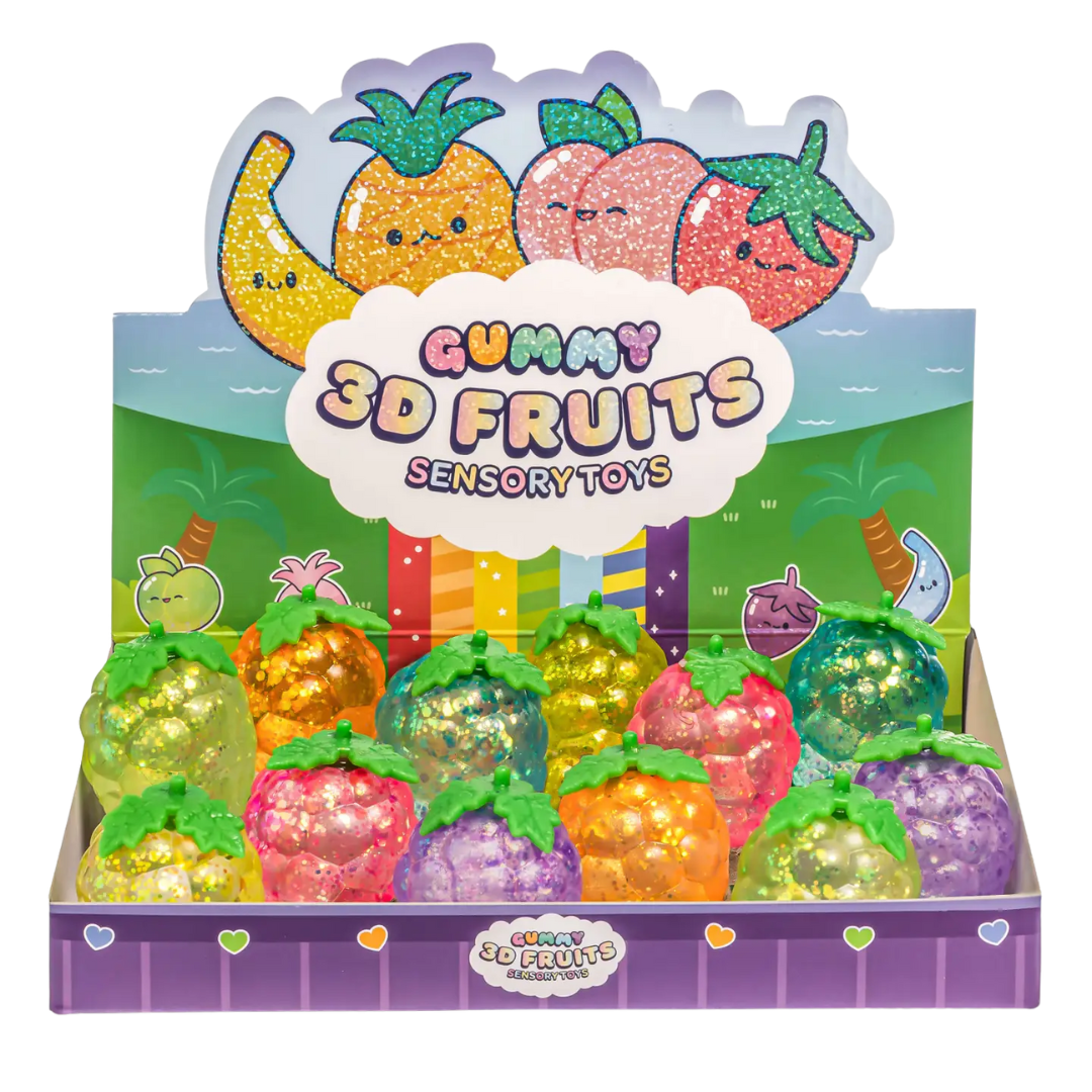 Grape Gummy 3D Fruits Squishy Toy