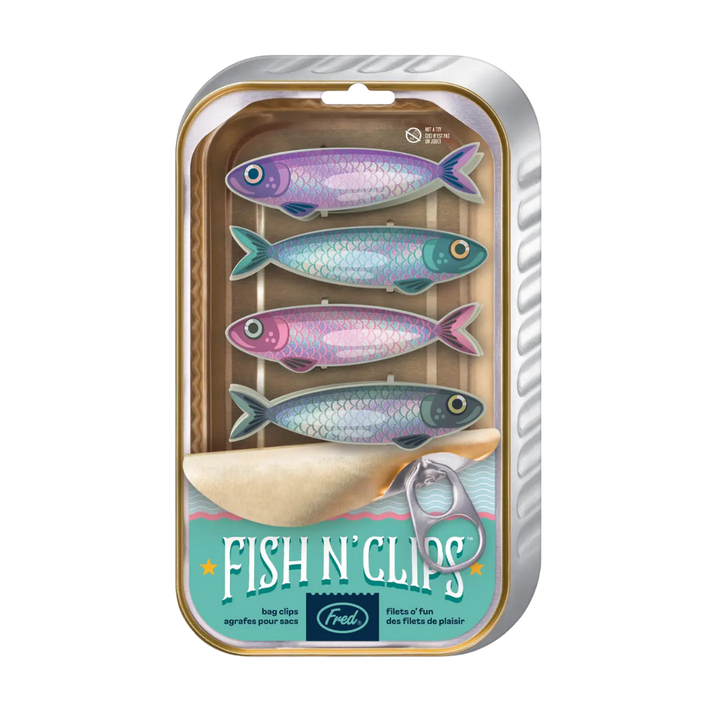 Fish 'n Clips - Sardine Bag Clips - Set of 4