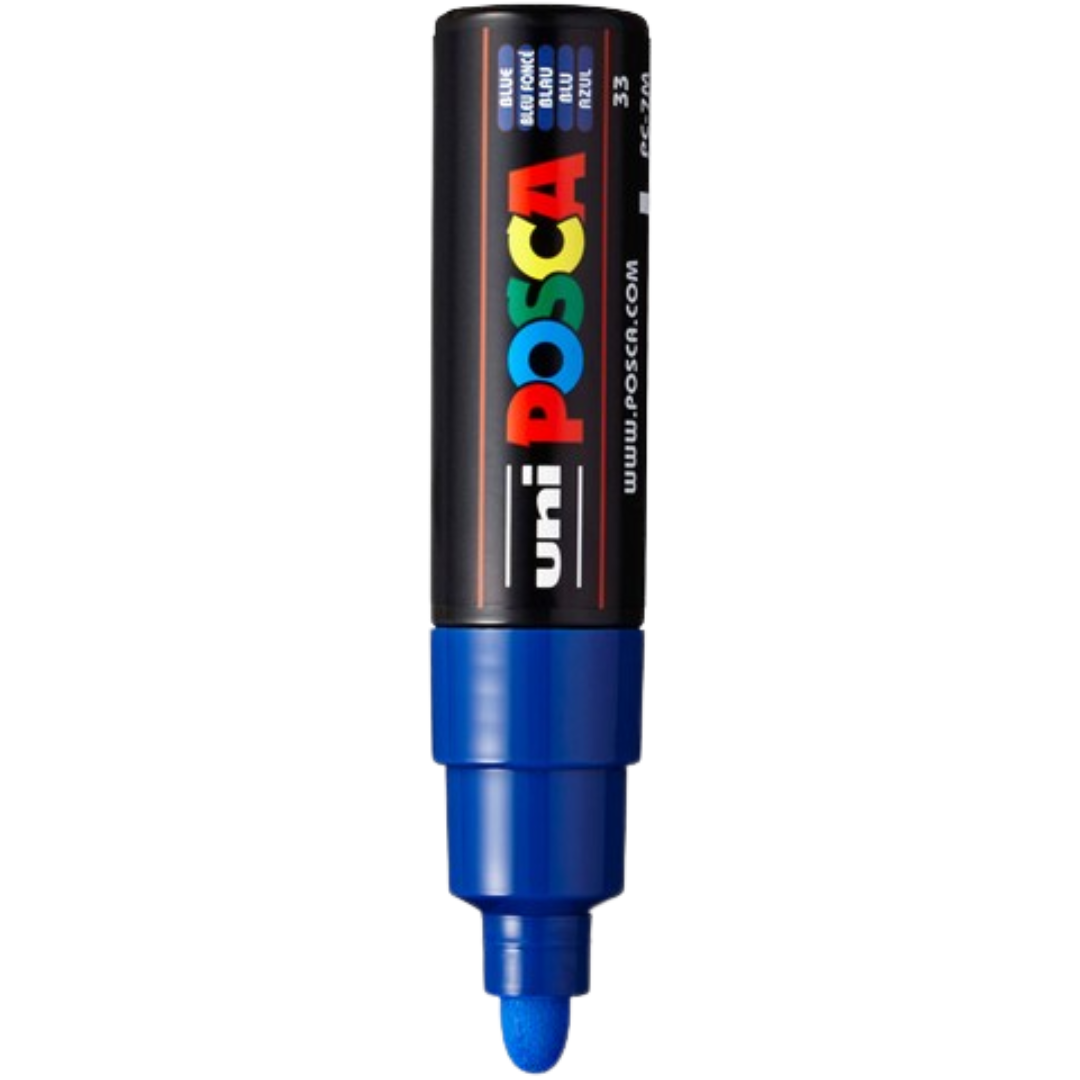 Posca PC-7M Paint Marker Broad Bullet Tip - Blue
