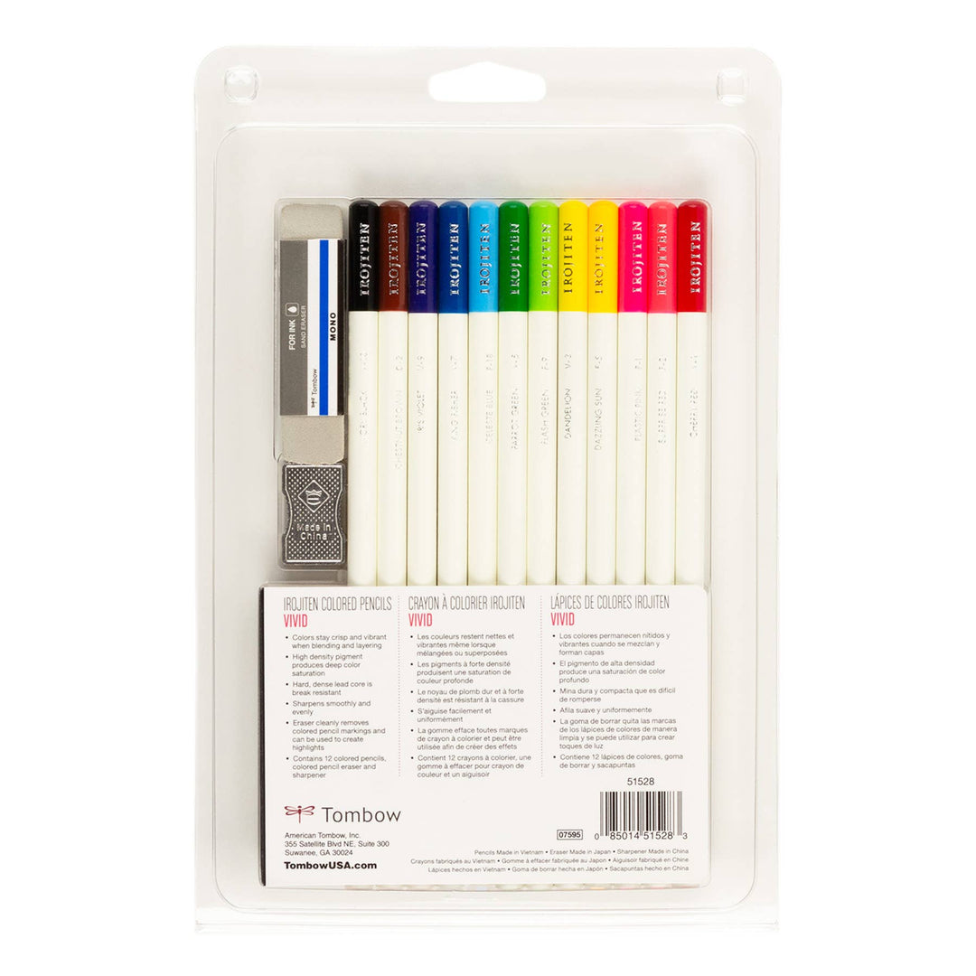 Irojiten Colored Pencil Set - Vivid