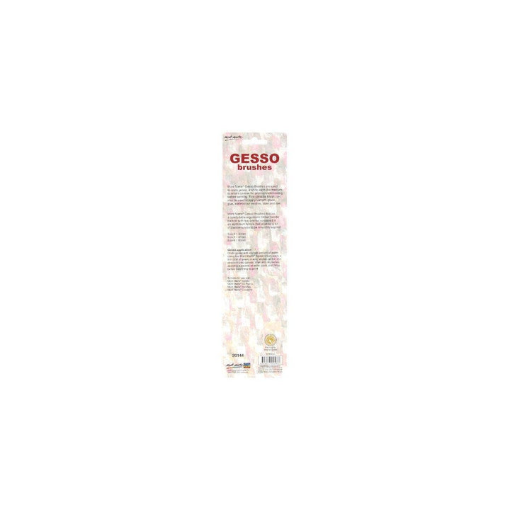 Gesso Brushes Sizes 3pc 2, 4, 6