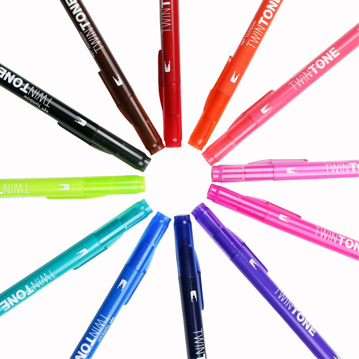 TwinTone Marker Set: Bright - 12-Pack