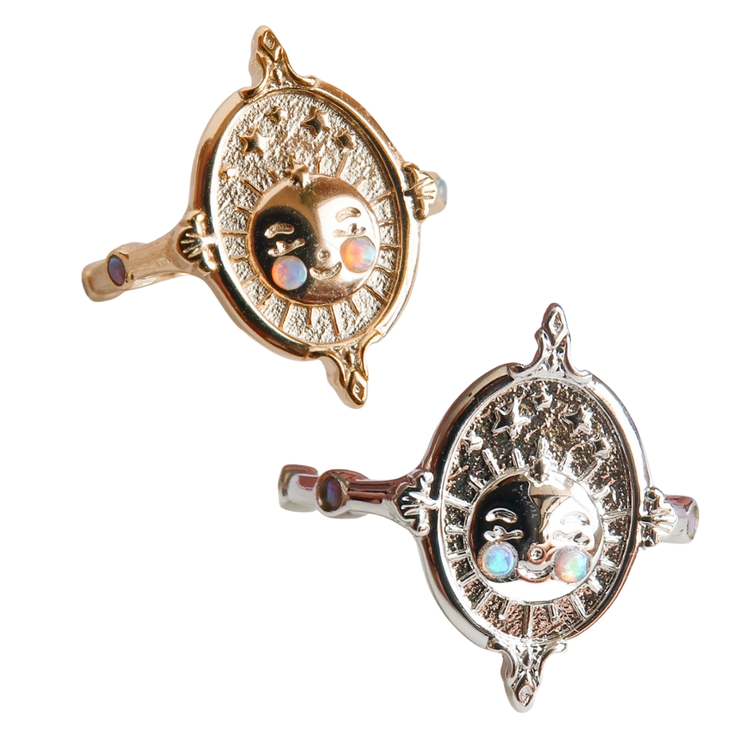 Adjustable Pocket Full of Moonlight Ring