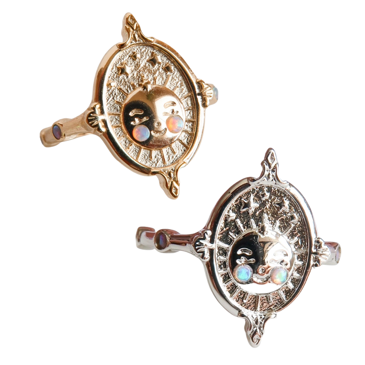Adjustable Pocket Full of Moonlight Ring