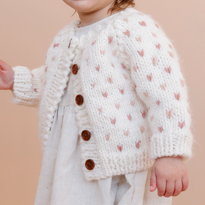 Sawyer Children's Cardigan, Rose