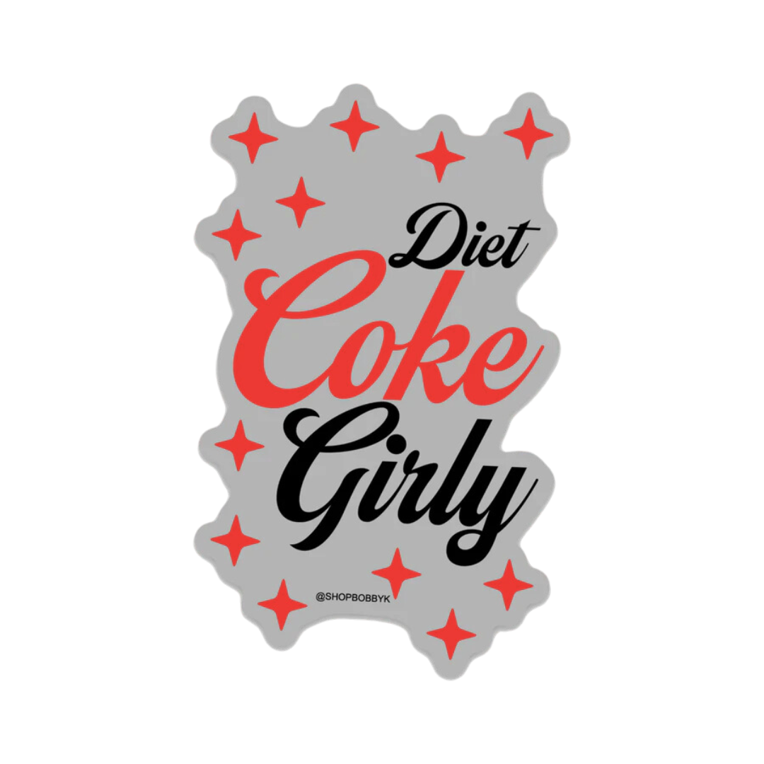 Diet Coke Girly Sticker