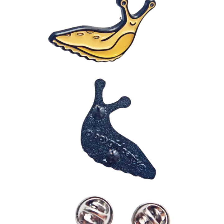 Banana Slug Enamel Pin — Pacific California Animal Art Pins