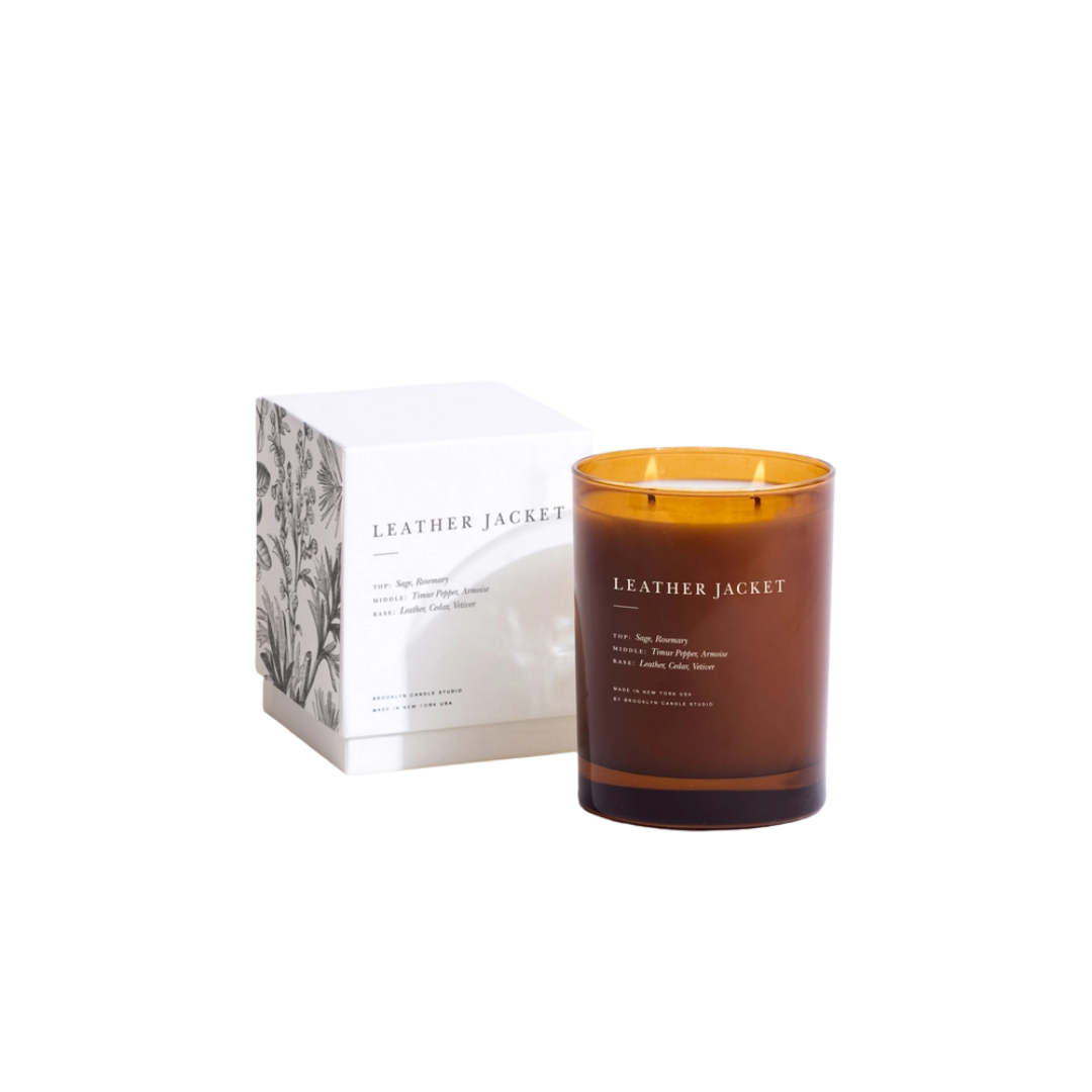 Leather Jacket 2-Wick Candle