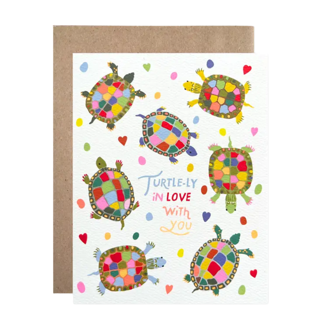 Turtle-Ly in Love with You Card