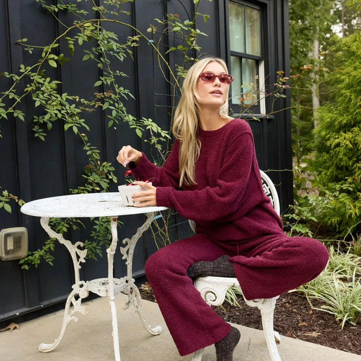 Marshmallow Reverse Seam Bracelet Lounge Set - Oprah's Fave