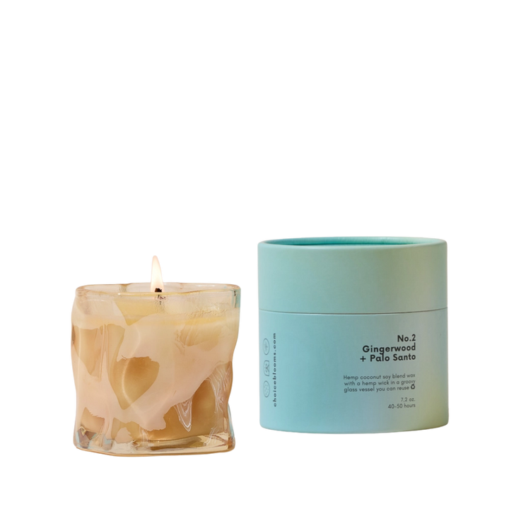 Gingerwood + Palo Santo Candle