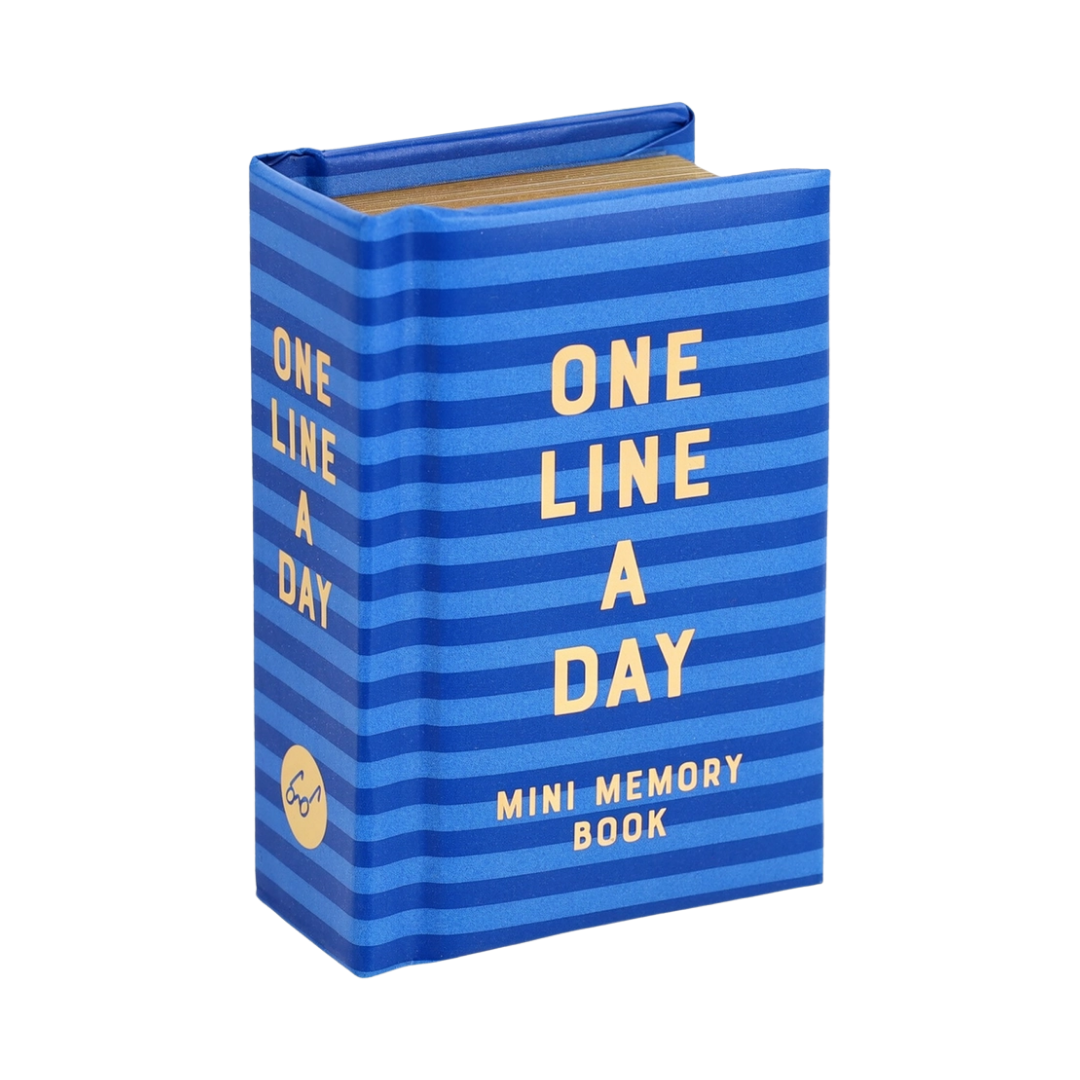 Navy Stripes Mini One Line A Day