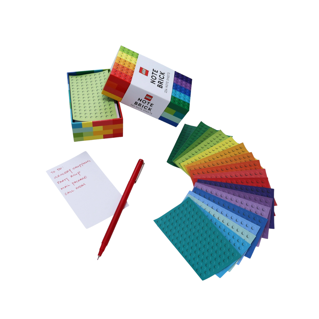 Rainbow Lego Note Brick