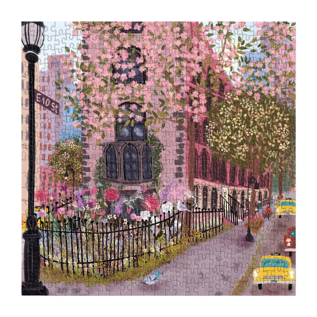 Blooming Streets 500 Piece Puzzle