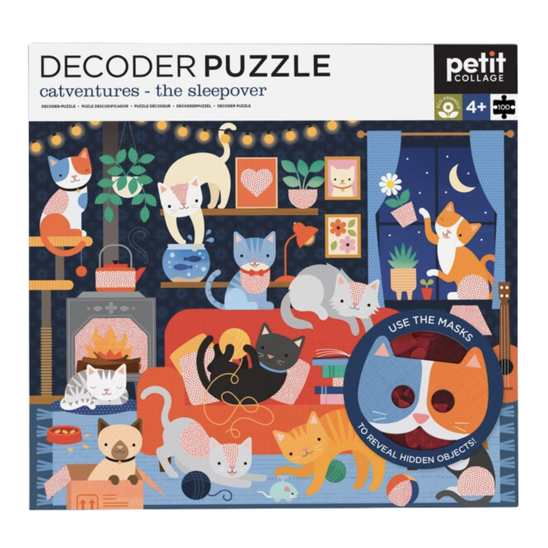 Catventures - The Sleepover: 100-Piece Decoder Puzzle