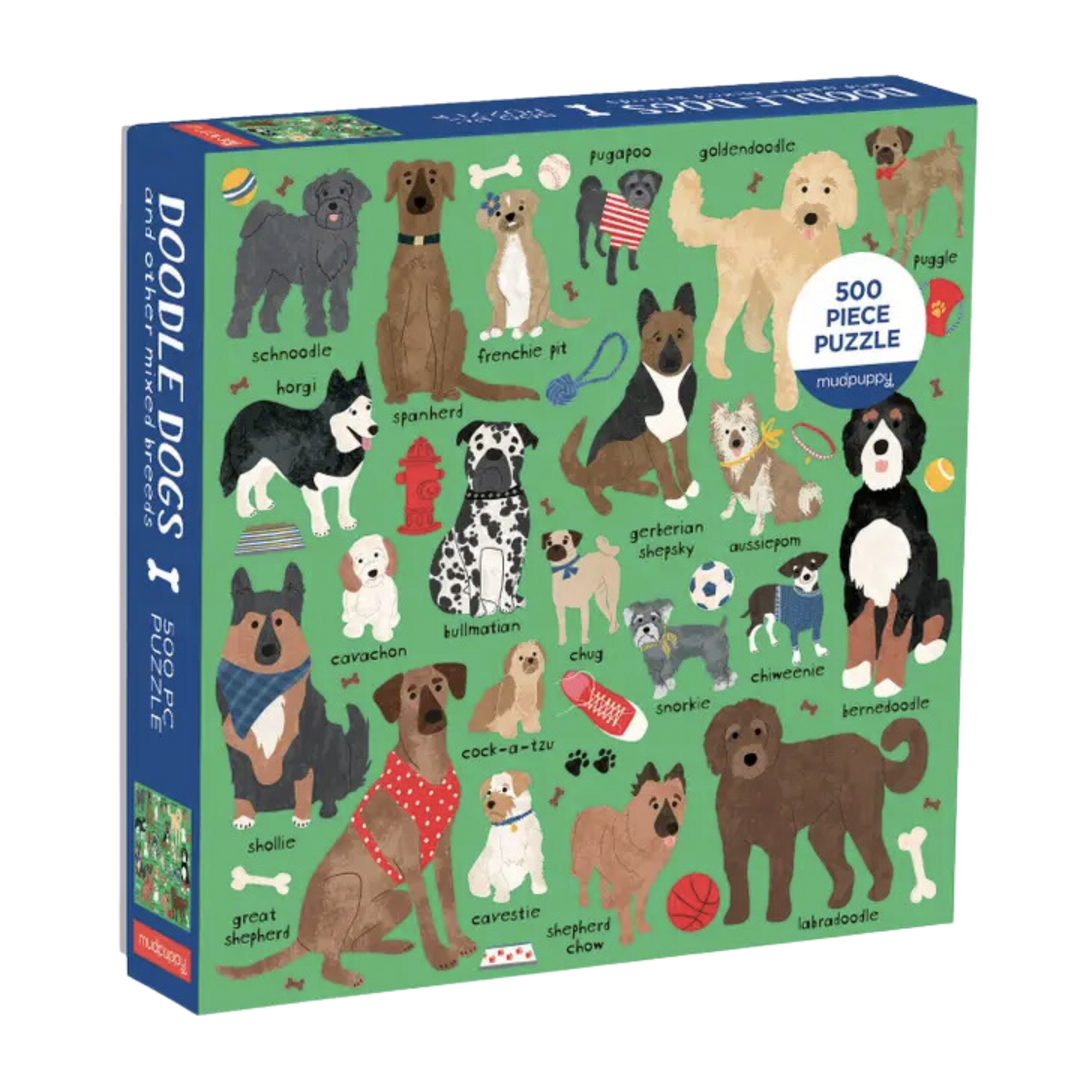 Doodle Dog And Other Mixed Breeds 500 Piece Family Puzzle