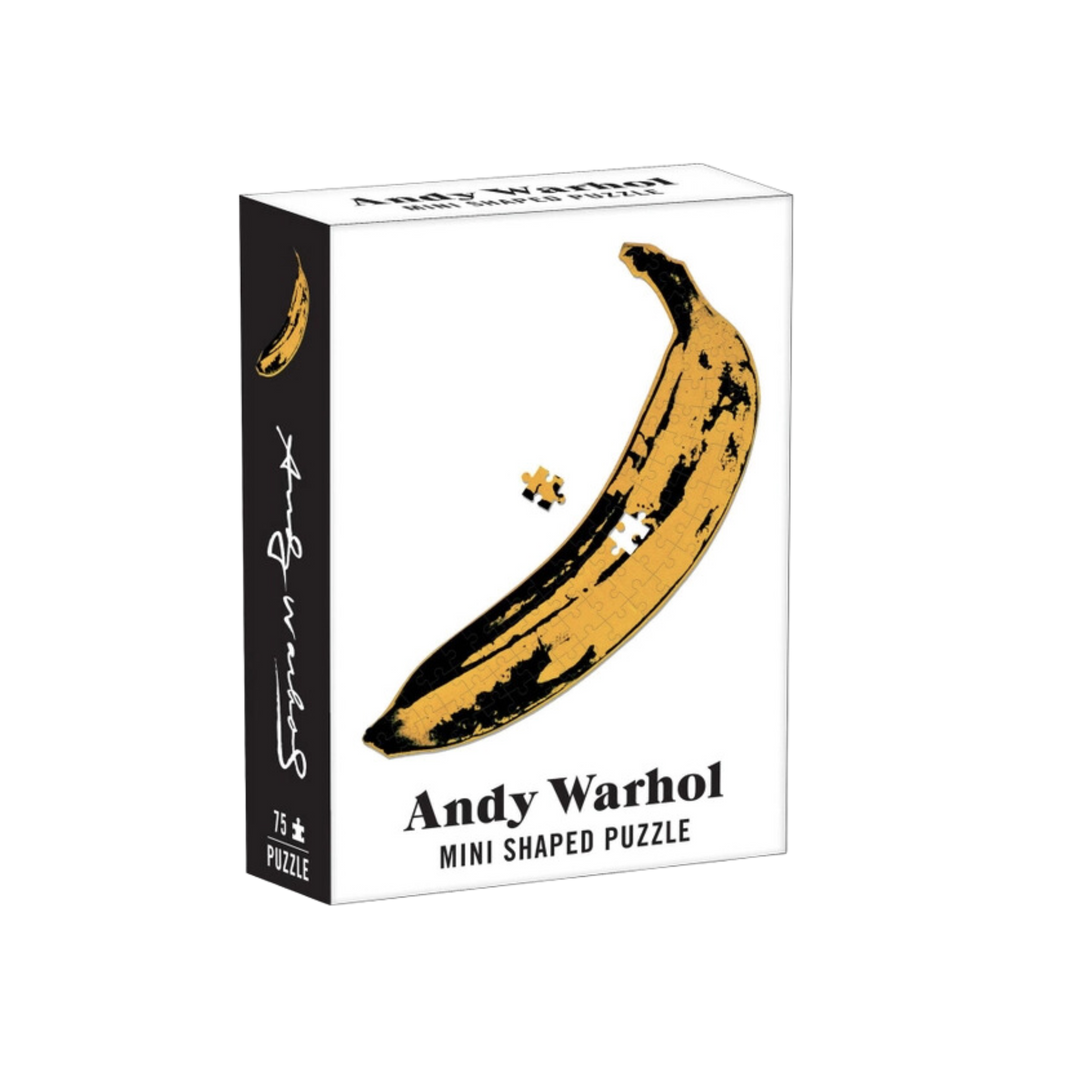 Andy Warhol Banana 100 Piece Mini Shaped Jigsaw Puzzle