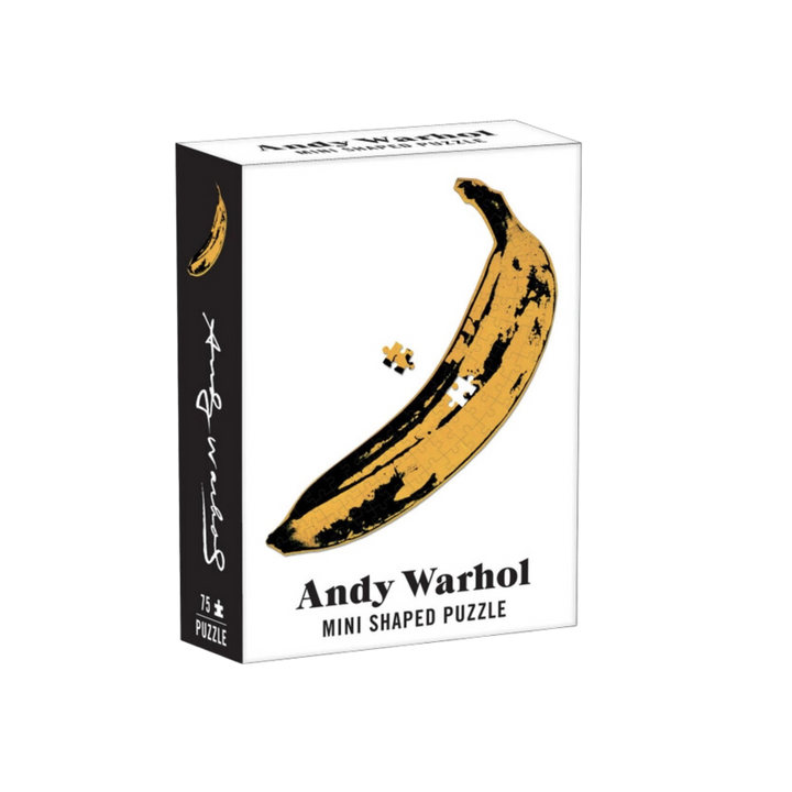 Andy Warhol Banana 100 Piece Mini Shaped Jigsaw Puzzle