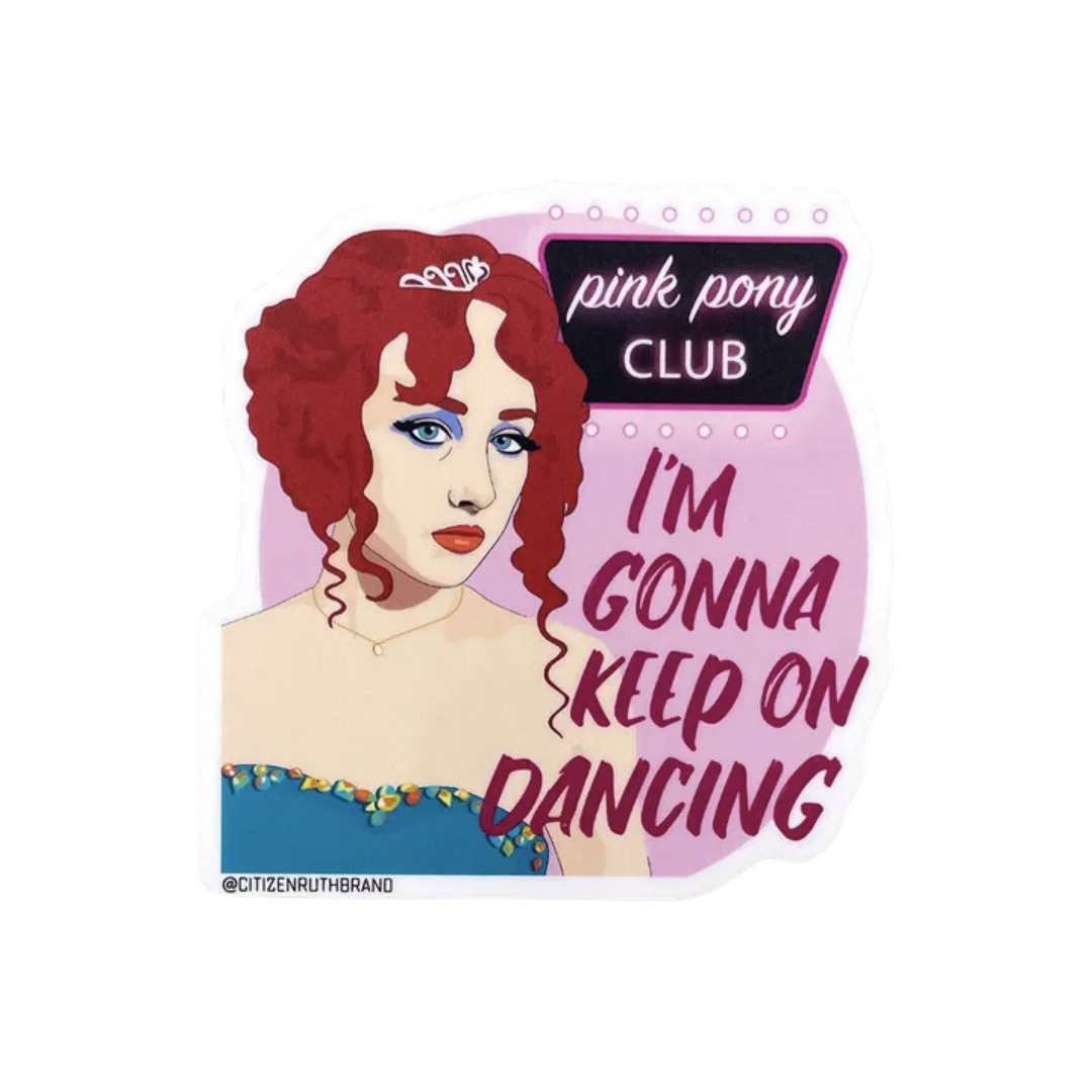 Chappell Roan- Pink Pony Club Vinyl Sticker