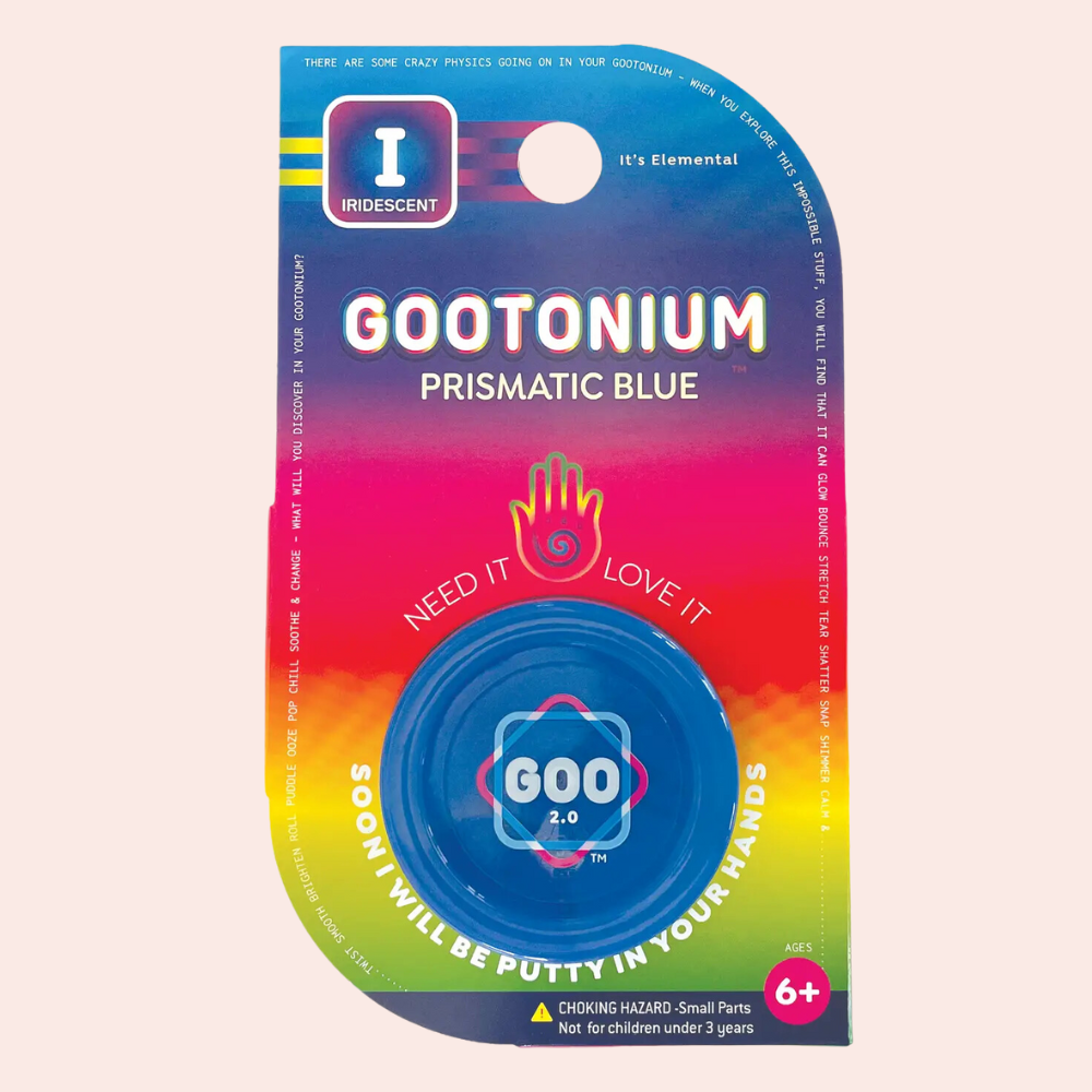 Large Gootonium: Iridescent Blue Putty