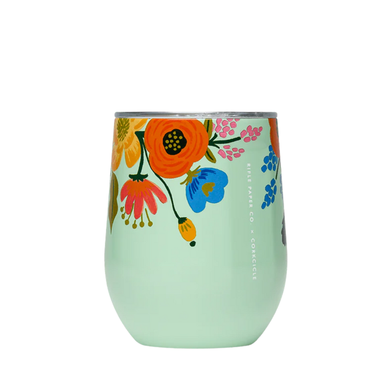 12oz Corkcicle x Rifle Paper Co Lively Floral Stemless Tumbler