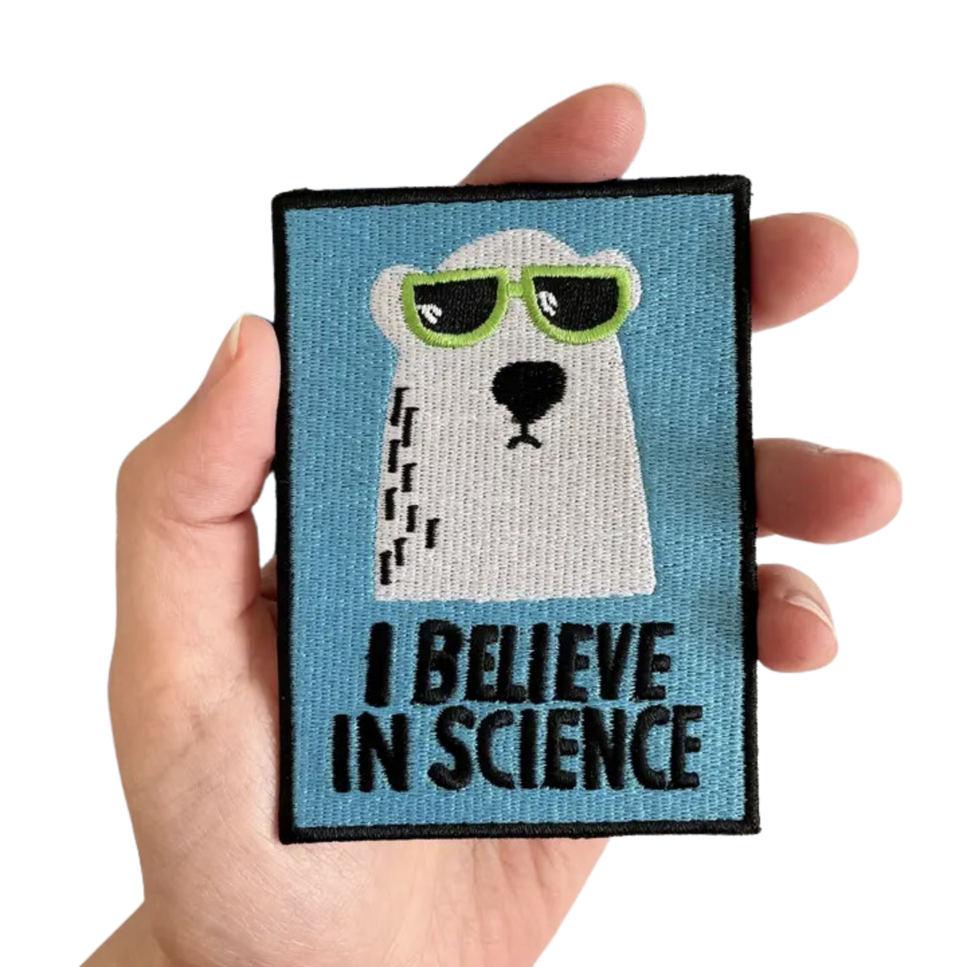 I Believe in Science Polar Bear Patch