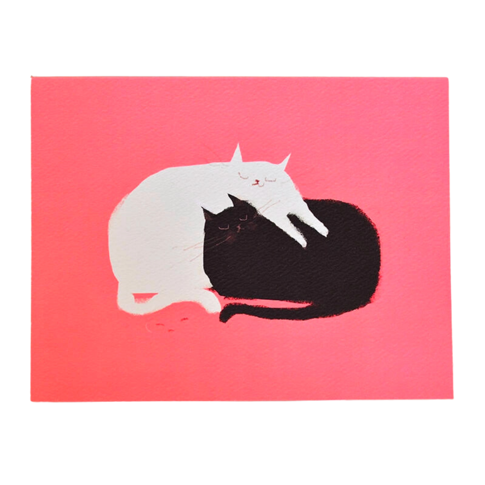 Love Pile Cat Card