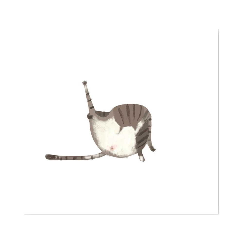 Cat Bath Art Print