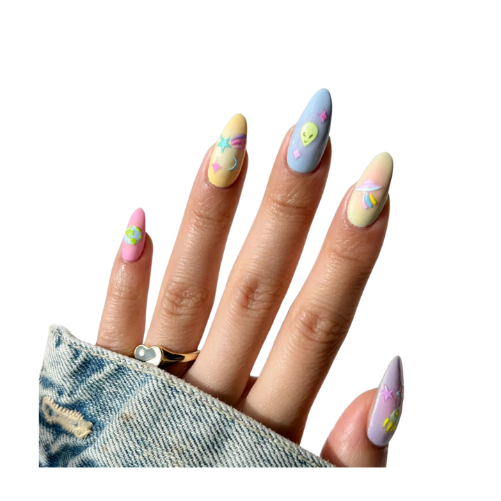 Nail Art Stickers - Spaced Out