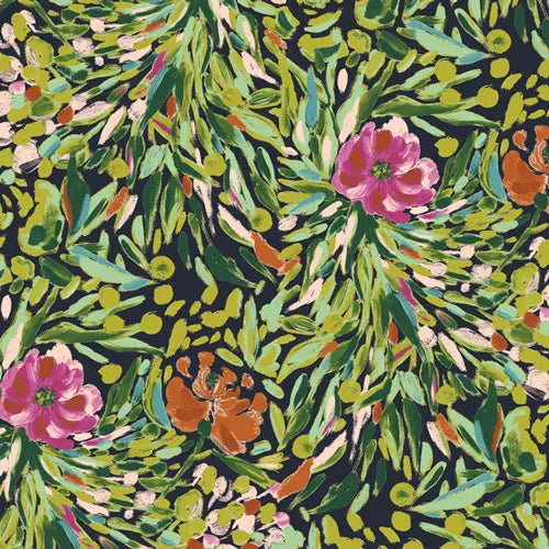 Cotton Headband - Painted Garden