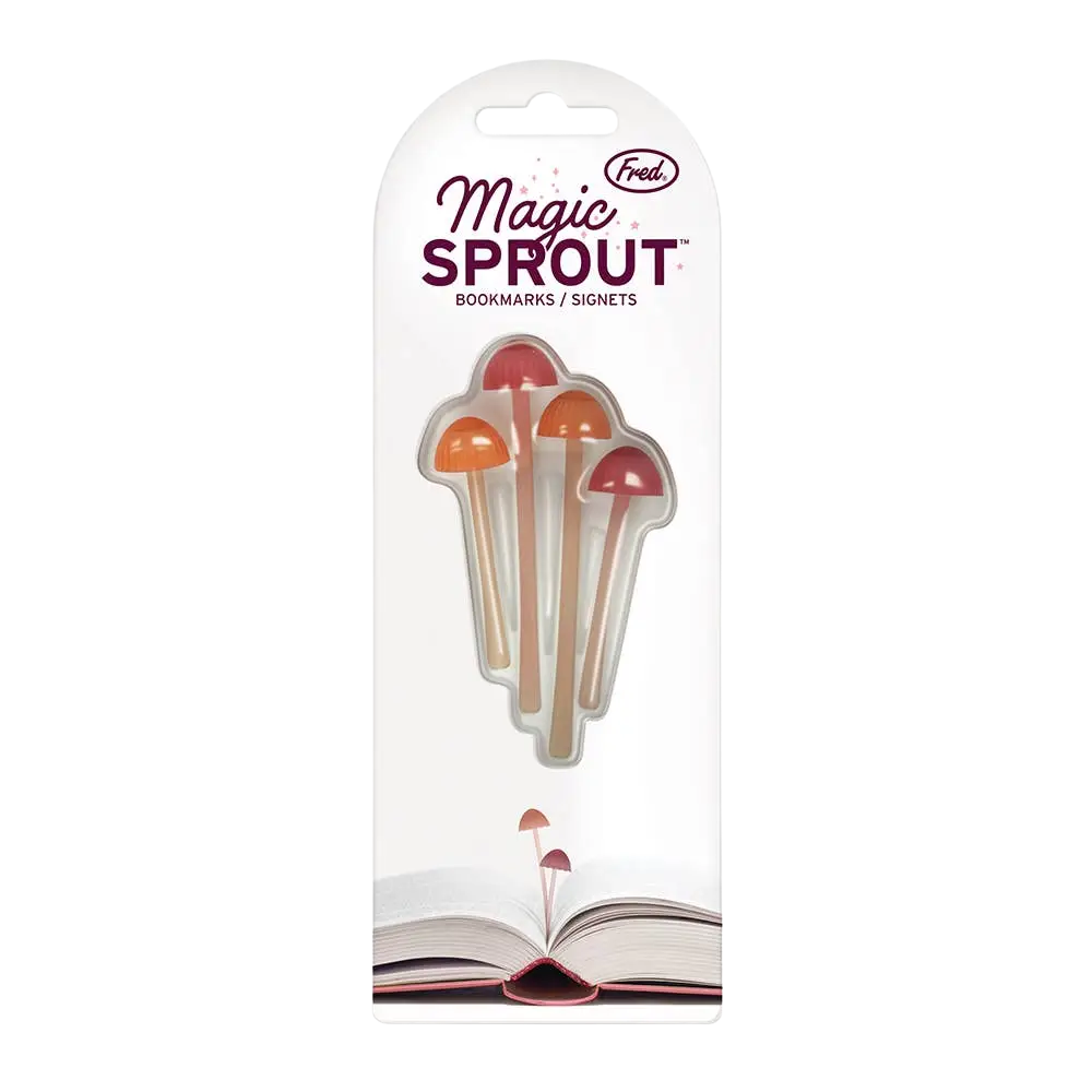 Magic Sprout - Mushroom Bookmarks (4 ct)