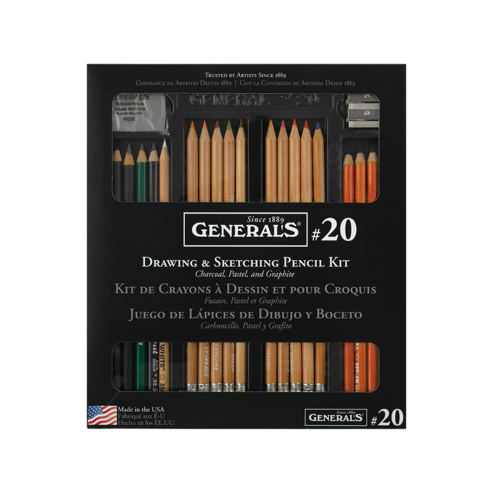 General's Drawing & Sketching Pencil Kit No. 20