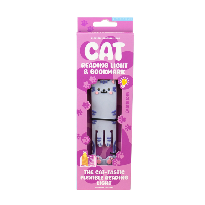 Cat Reading Light Bookmark