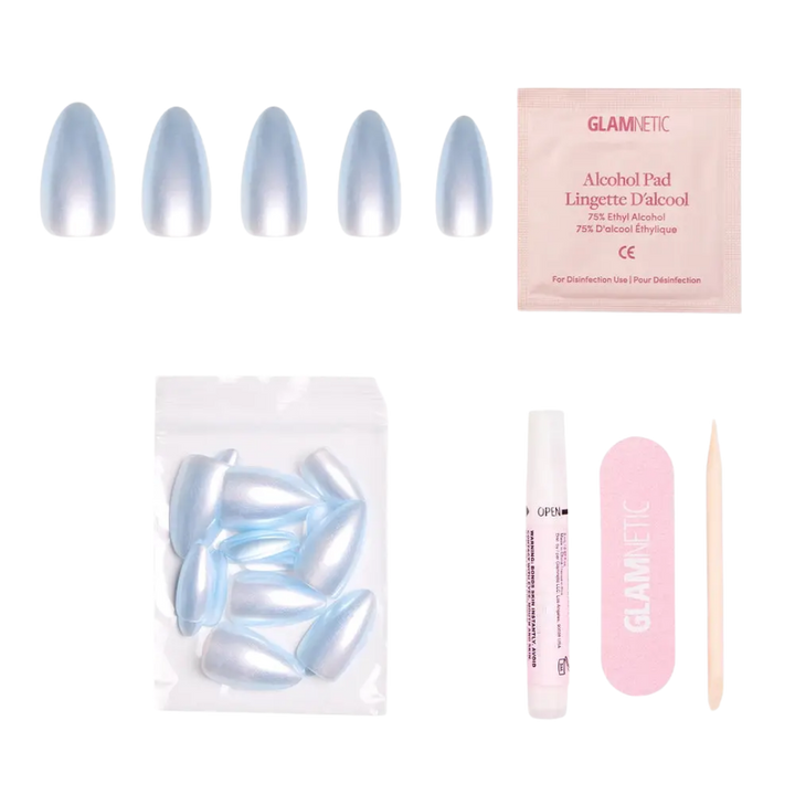 Something Blue Press on Nails