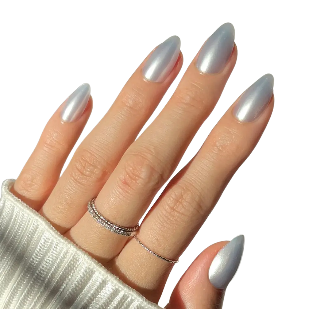 Something Blue Press on Nails