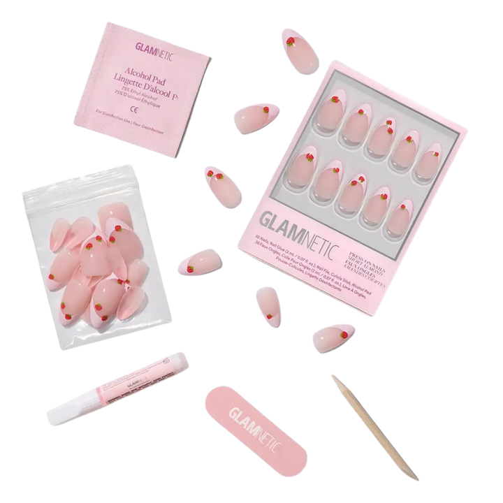 Strawberry Bits Press on Nails