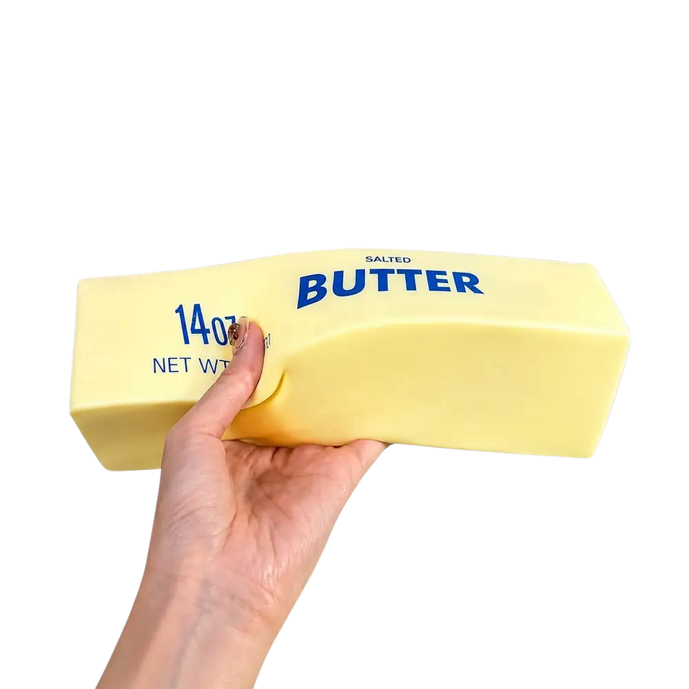 Jumbo Butter Bar Squishy Stress Relief Toy