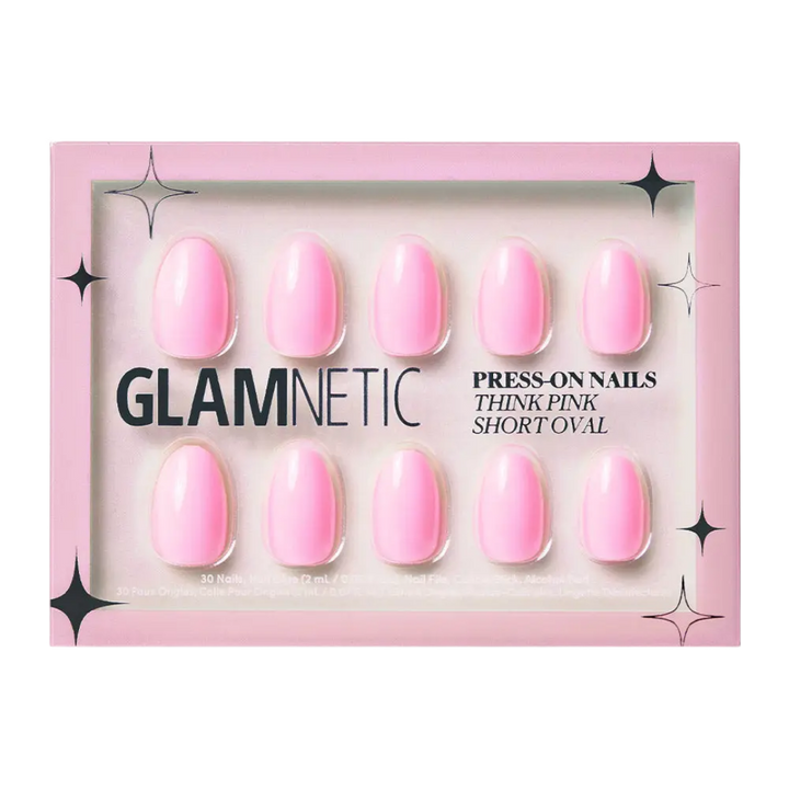 Think Pink Press on Nails